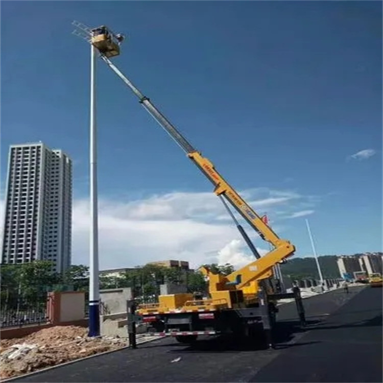 恩施维修路灯的曲臂升降车出租